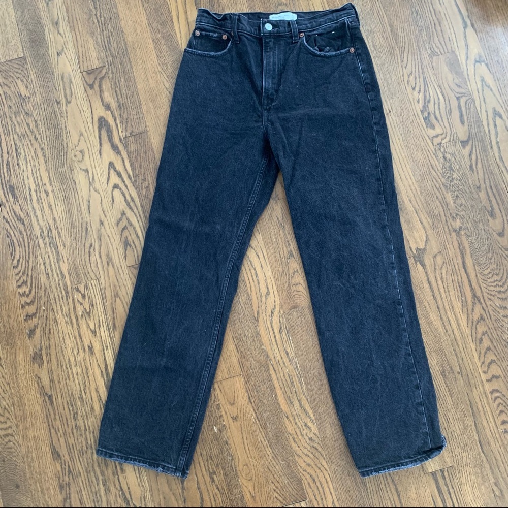 Abercrombie 90s straight ultra high rise